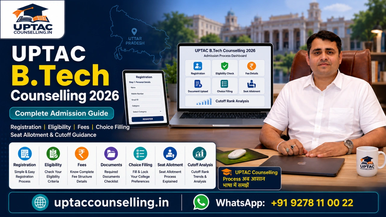 UPTAC B.Tech Counselling 2026