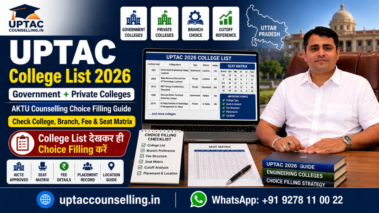 UPTAC College List 2026