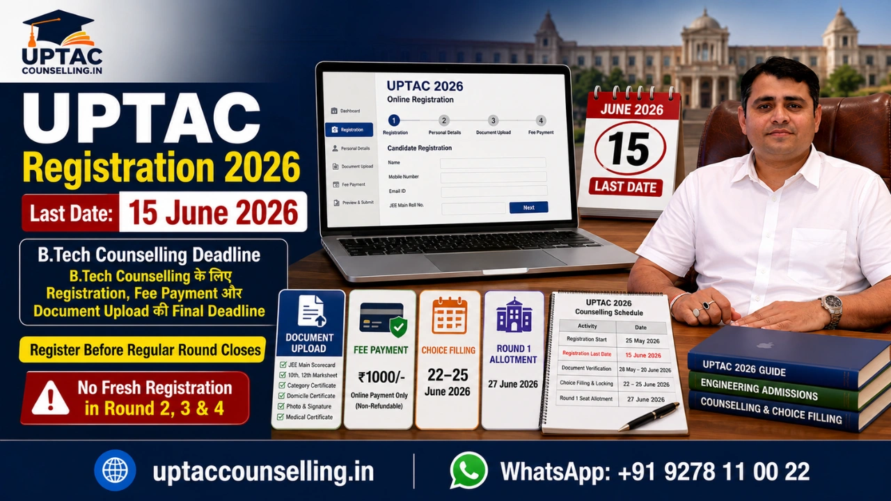 UPTAC Registration 2026 Last Date